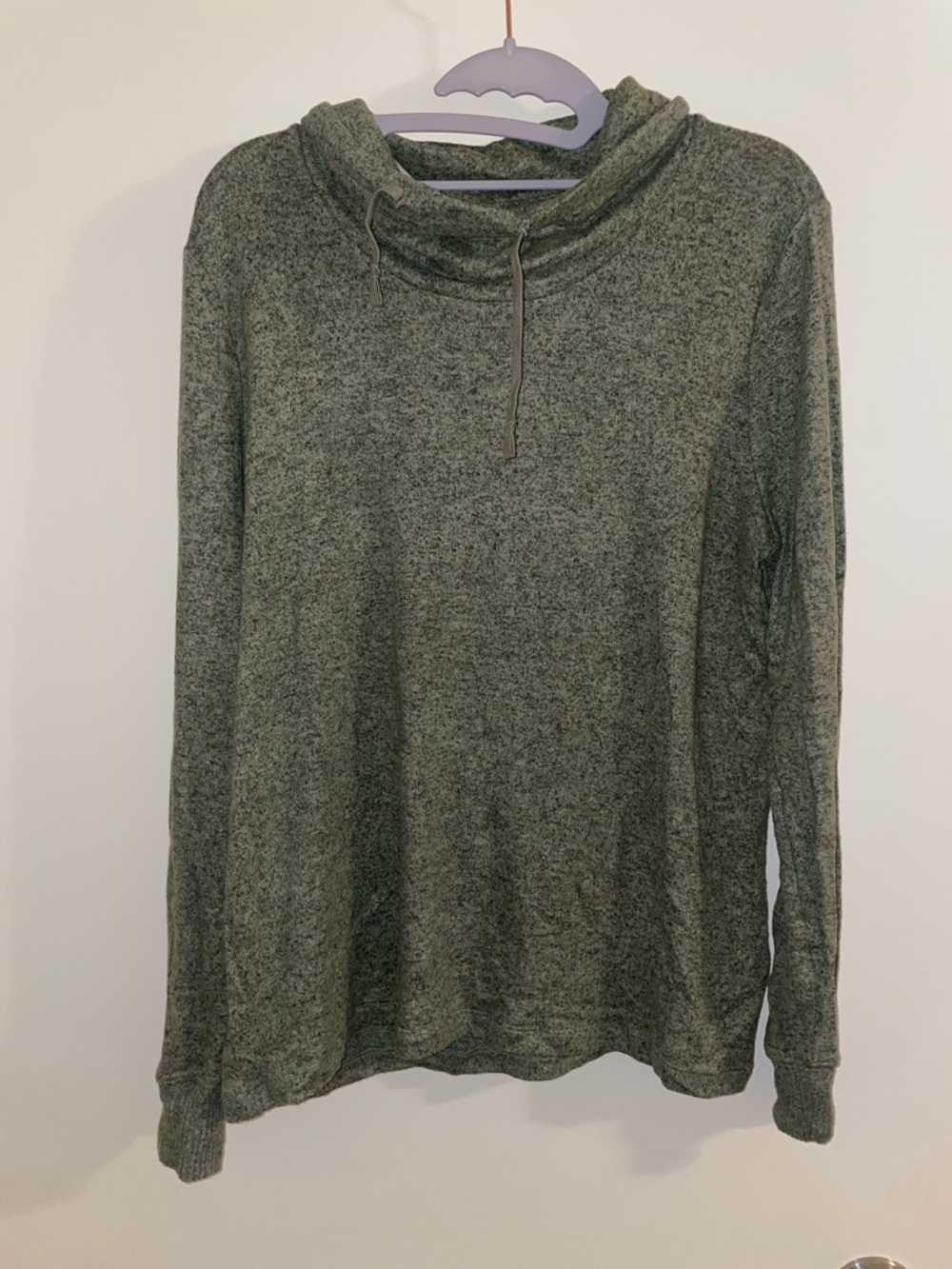 lucky brand cowl neck sweater/shirt